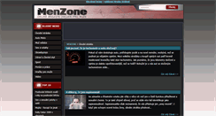 Desktop Screenshot of menzone.cz